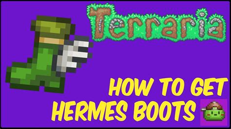 terraria craft hermes boots|Terraria Hermes boots not spawning.